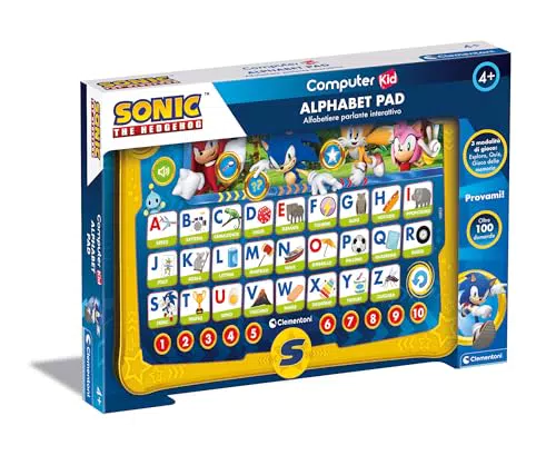 Clementoni Computer Kid Sonic Alphabet Pad alfabetiere interattivo educativo 4+