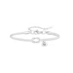 COEROW Braccialetto Donna in Argento con Lettera, Idea Regalo Amicizia