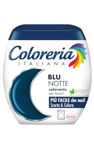 Coloreria Italiana Grey Colorante Tessuti e Vestiti in Lavatrice, nero intenso
