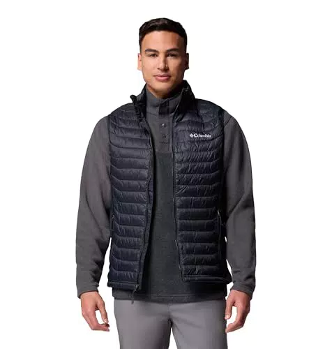 Columbia Powder Pass Gilet Ibrido Uomo Imbottito Leggero per Outdoor