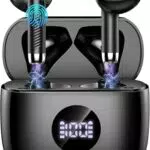 Cuffie Bluetooth Auricolari Bluetooth 5.4, Cuffie Wireless con 4 ENC Cancellazione Rumore Mic