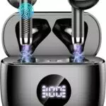 Cuffie Bluetooth Auricolari Bluetooth 5.4, Cuffie Wireless con 4 ENC Cancellazione Rumore Mic