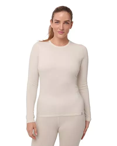 Danish Endurance Maglia Termica Donna Lana Merino Manica Lunga per Sci e Trekking