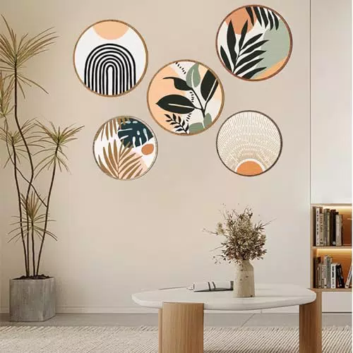 DETENE Decorazione da Parete in Legno Stile Boho