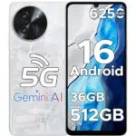 DOOGEE Note 59 Pro+ Smartphone 5G Android con 512GB, 36GB RAM e AI Gemini
