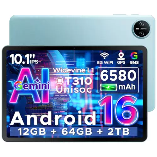 DOOGEE Tab A9 Tablet Android 10" 12GB RAM 64GB ROM Offerta Gaming WiFi 5G