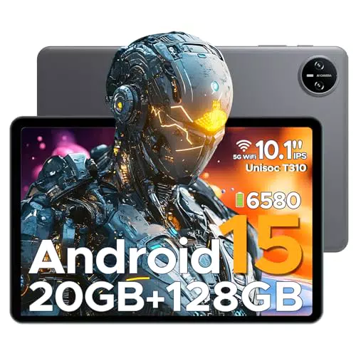 DOOGEE Tab A9 Pro Tablet Android 15 con 20GB RAM, 128GB/2TB, 10 Pollici, 6580mAh