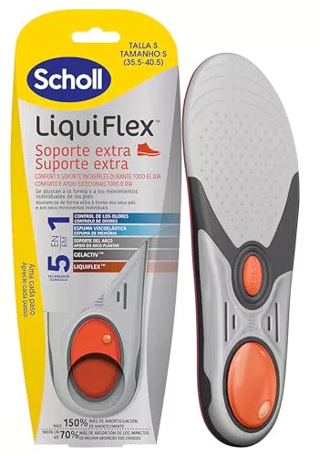 Dr. Scholl's Liquiflex Extra Support Solette Memory Foam Antiodore per Scarpe da Lavoro
