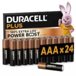 Duracell Batterie Alcaline Plus AAA Power Boost Durata Extra per Dispositivi Quotidiani