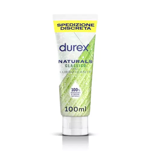 Durex Naturals Pure Gel Lubrificante Intimo, 100% Ingredienti di Origine Naturale