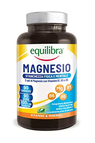 Equilibra Integratori Alimentari, Magnesio, 2 pezzi