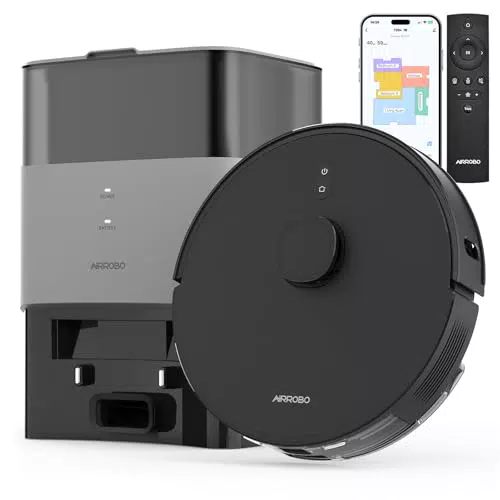 FIXR T20 Robot Aspirapolvere Lavapavimenti con Mappatura e Stazione Aspirazione