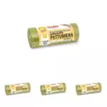 Gallo, 15 SacchettI Spazzatura in Plastica Riciclata, 53x68cm, 30Litri, Blu