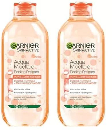 Garnier SkinActive Acqua Micellare Tutto-in-1, Peeling Delicato