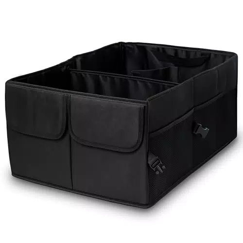 Generico Organizer Pieghevole per Bagagliaio Auto con Tasche e Scomparti Capienti