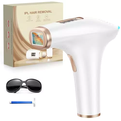Haarlosy IPL Epilatore Luce Pulsata 3 in 1 Indolore per Corpo, Viso, Ascelle, Uomo e Donna