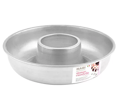 Habi Stampo per Ciambella in Alluminio Ideale per Dolci e Torte Morbide
