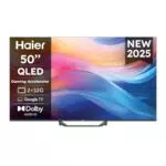 Haier QLED 4K Smart TV H50S80FUX 50 Pollici Google TV HDR Dolby Audio HDMI Gaming