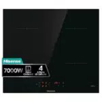 Hisense HIA64UK Piano Cottura Induzione Vetroceramica 4 Zone Power Boost Timer