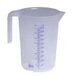Hünersdorff Caraffa Graduata 2 L in Polipropilene con Manico Aperto Impilabile