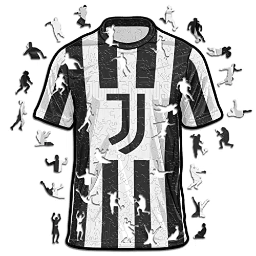 Juventus Iconic Puzzles Puzzle di Legno Ufficiale e Sostenibile Regalo per Tutti