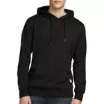 Jack And Jones Uomo Felpa Maglietta con Cappuccio Sportiva Blu Marino Blazer L