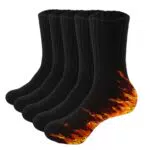 Josnown calzini termici uomo in lana, traspiranti e spessi per trekking e lavoro