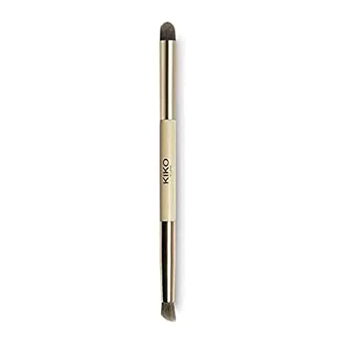 KIKO Milano Green Me Double Eye Brush Pennello Doppio Occhi per Ombretti ed Eyeliner