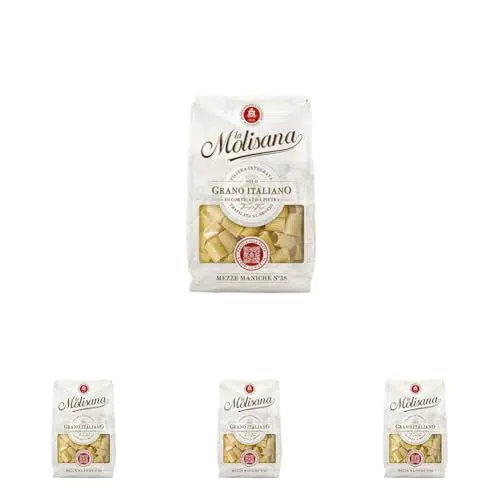 La Molisana Mezze Maniche n. 38 Pasta di Grano Italiano Trafilata al Bronzo