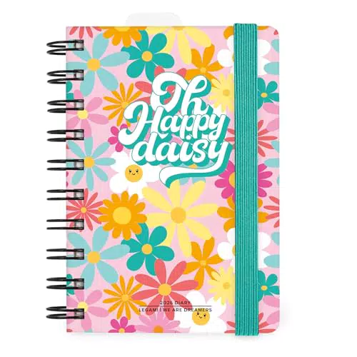 Legami Agenda Giornaliera Spiralata 2026 con Elastico in Carta FSC