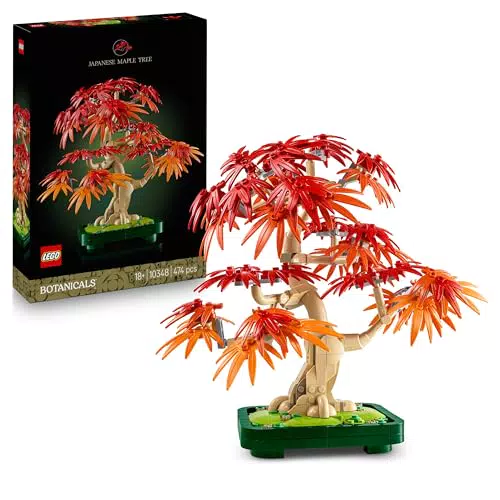 LEGO Botanicals Bonsai Acero Giapponese Set Pianta Artificiale con Vaso Costruibile