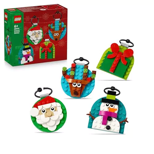 LEGO 40744 Addobbi di Natale da Appendere per Bambini e Famiglie