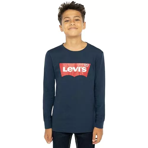 Levi's Lvb L/S Batwing Tee, Maglia a maniche lunghe Bambini e ragazzi