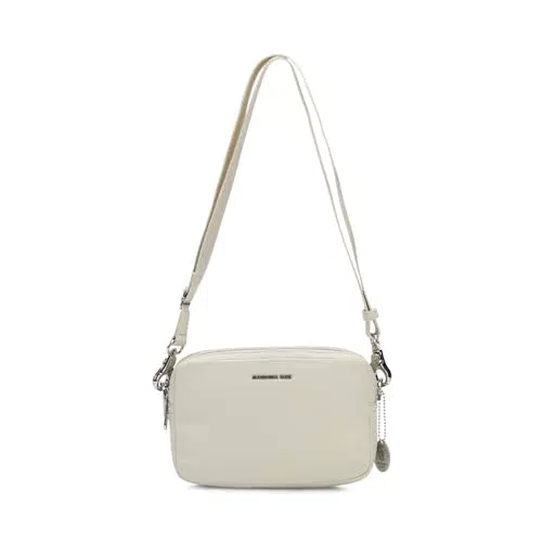 Mandarina Duck Mellow Leather Camera Bag da Donna – Borsa a Tracolla Elegante