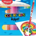 MAPED Couleur Oops Color Peps – Astuccio ergonomico con matite cancellabili