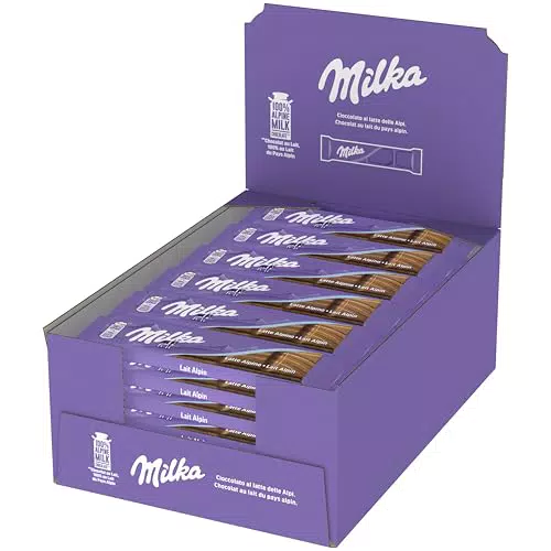 Milka Barretta Cioccolato al Latte Alpino con Cacao Sostenibile