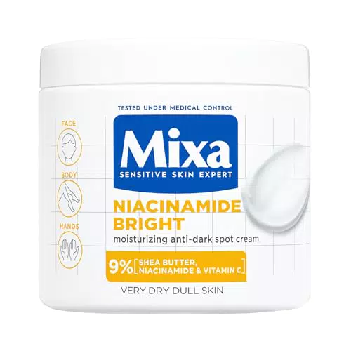 Mixa Niacinamide Bright Crema Idratante Anti-Macchie Per Pelle Secca e Spenta