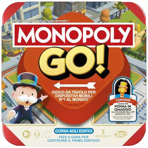 Monopoly Go Gioco da Tavolo in Italiano Edizione Classica