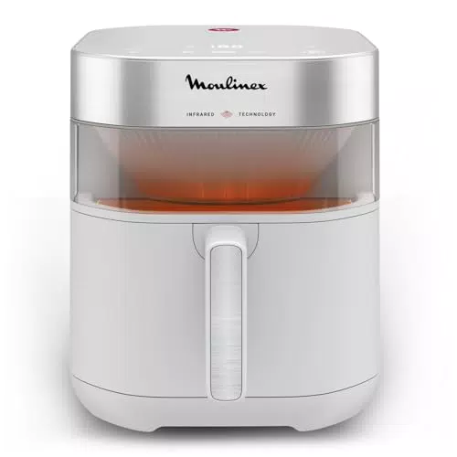 Moulinex Easy Fry Infrared EZ831G Friggitrice ad Aria 7L con Doppia Resistenza