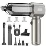 mtchavno Aspirabriciole Senza Fili Potente 4 in 1 per Auto, Casa e Ufficio