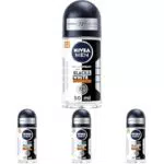 Nivea Men Black & White Invisible Ultimate Impact Deodorante Roll On Uomo 72h