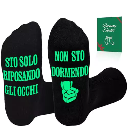 Niwicee Calze Divertenti Antiscivolo in Cotone, Idea Regalo Uomo Donna