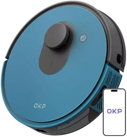 OKP L1 Robot Aspirapolvere con Mappatura LiDAR, 3800Pa, WiFi, Alexa, App