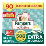 Pampers Baby Dry Mutandino XXL con 500 Punti Coccole in omaggio
