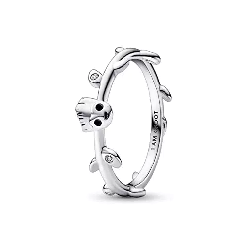 Pandora Anello Marvel Baby Groot in Argento Sterling con Zirconi Cubici