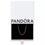 Pandora Bracciale Moments in maglia snake in argento Sterling con chiusura rosa