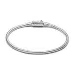 Pandora Bracciale Moments Maglia Snake in Argento Sterling con Chiusura Magnetica