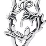 Pandora Disney Daisy Duck Charm in argento Sterling compatibile Moments 793910C00