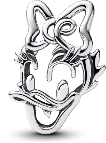 Pandora Disney Daisy Duck Charm in argento Sterling compatibile Moments 793910C00