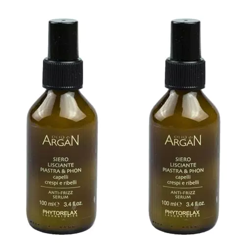 Phytorelax Laboratories Argan Anti-Frizz Serum per capelli lisci e setosi